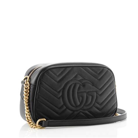 gucci matelasse celeb small|GUCCI Calfskin Matelasse Small GG Marmont Chain Shoulder .